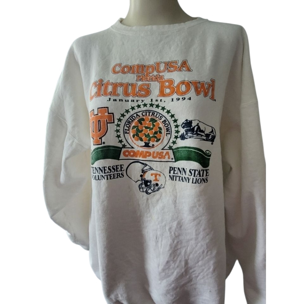 University Of Tennesee Vintage 1994 Citrus Bowl Sweatshirt 100% Cotton Women's